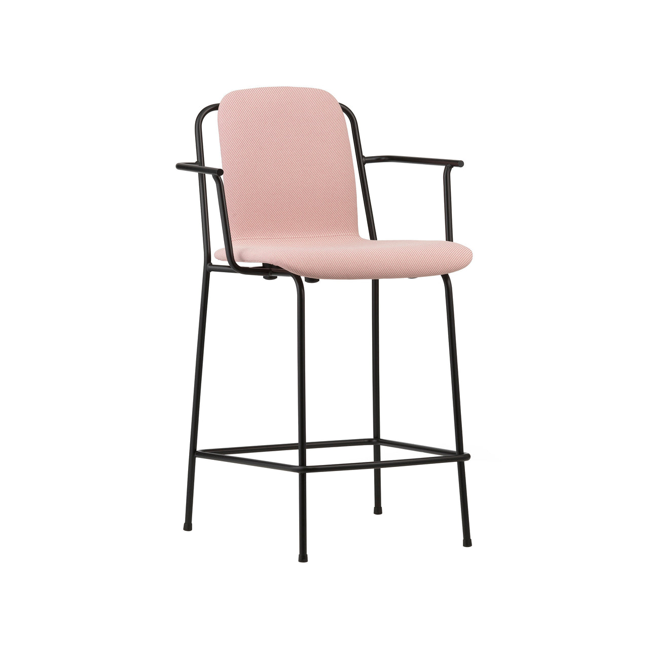 Studio Bar + Counter Armchair: Fully Upholstered + Counter