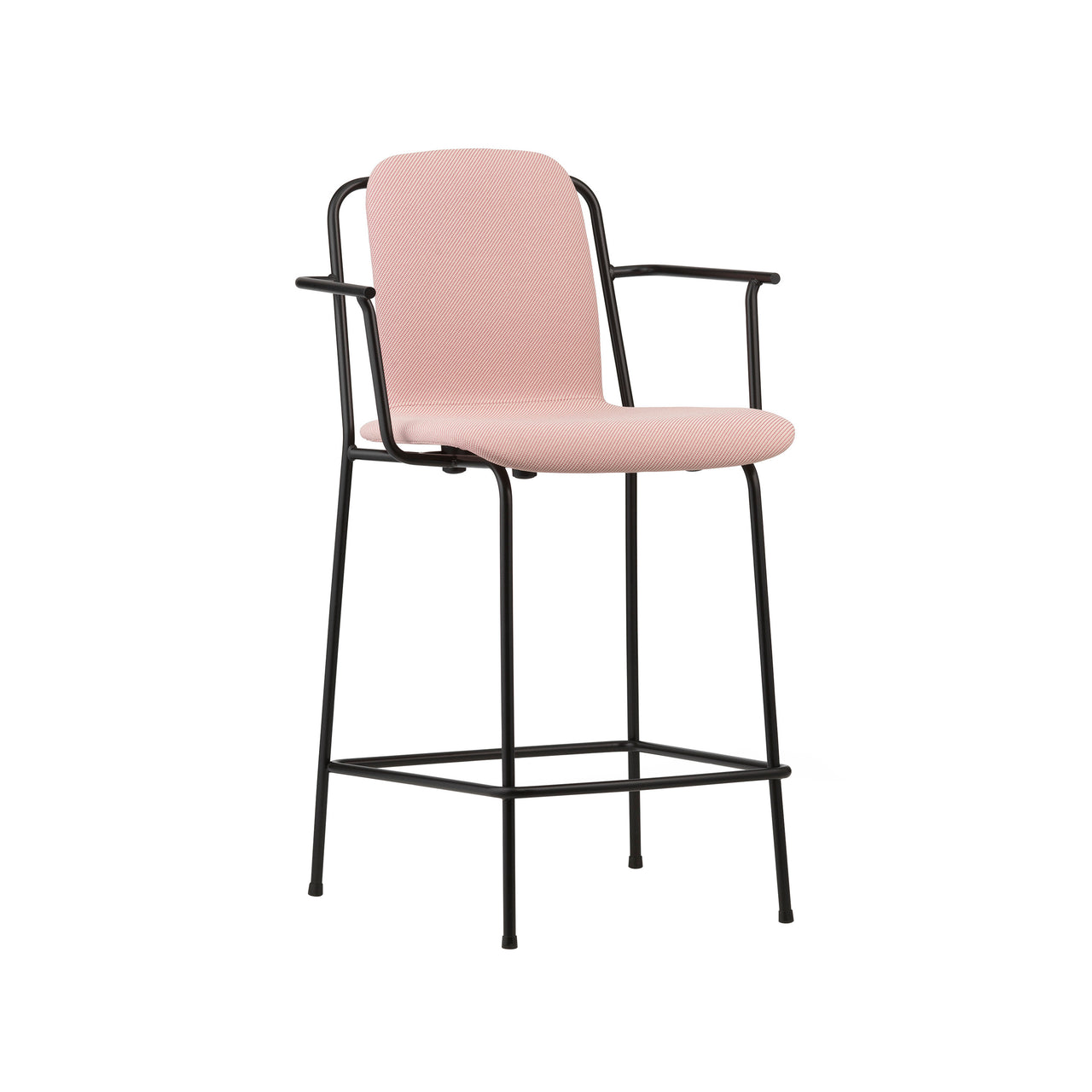 Studio Bar + Counter Armchair: Fully Upholstered + Counter