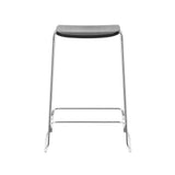 Just Bar + Counter Stool: Counter + Black + Chrome