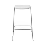 Just Bar + Counter Stool: Full Upholstered + Bar + Chrome