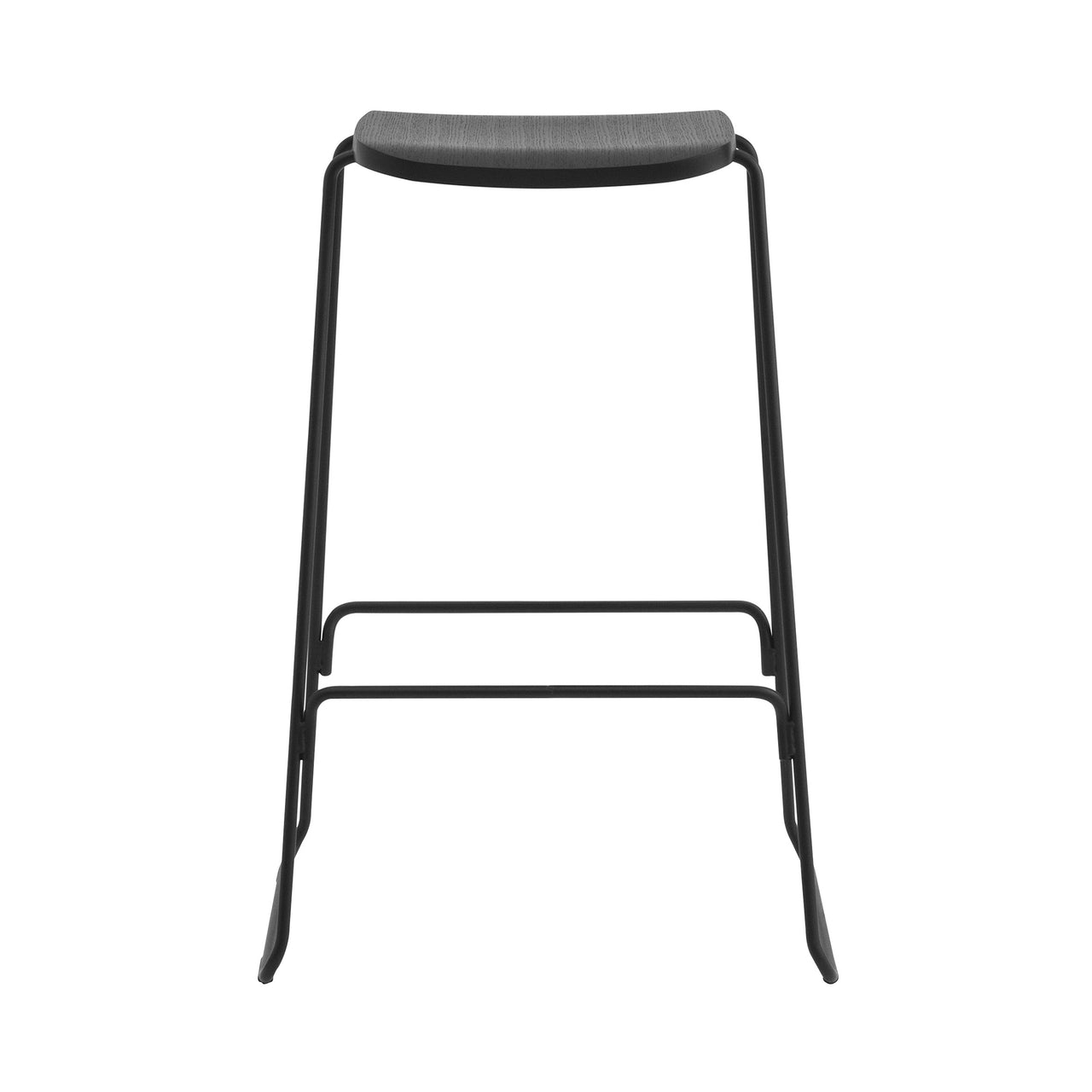 Just Bar + Counter Stool: Bar + Black + Black