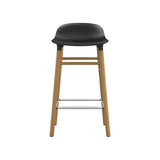 Form Bar + Counter Stool: Oak Legs + Counter + Black