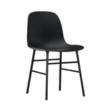 Form Chair: Steel + Black