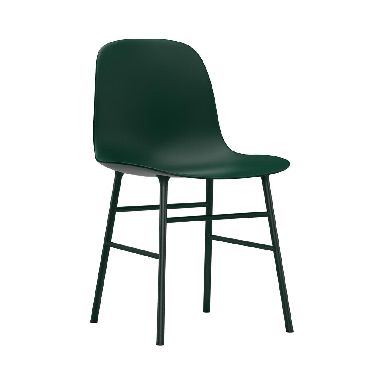 Form Chair: Steel + Green