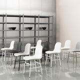 Form Chair: Steel Base + Full Upholstered