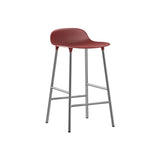 Form Bar + Counter Stool: Chrome