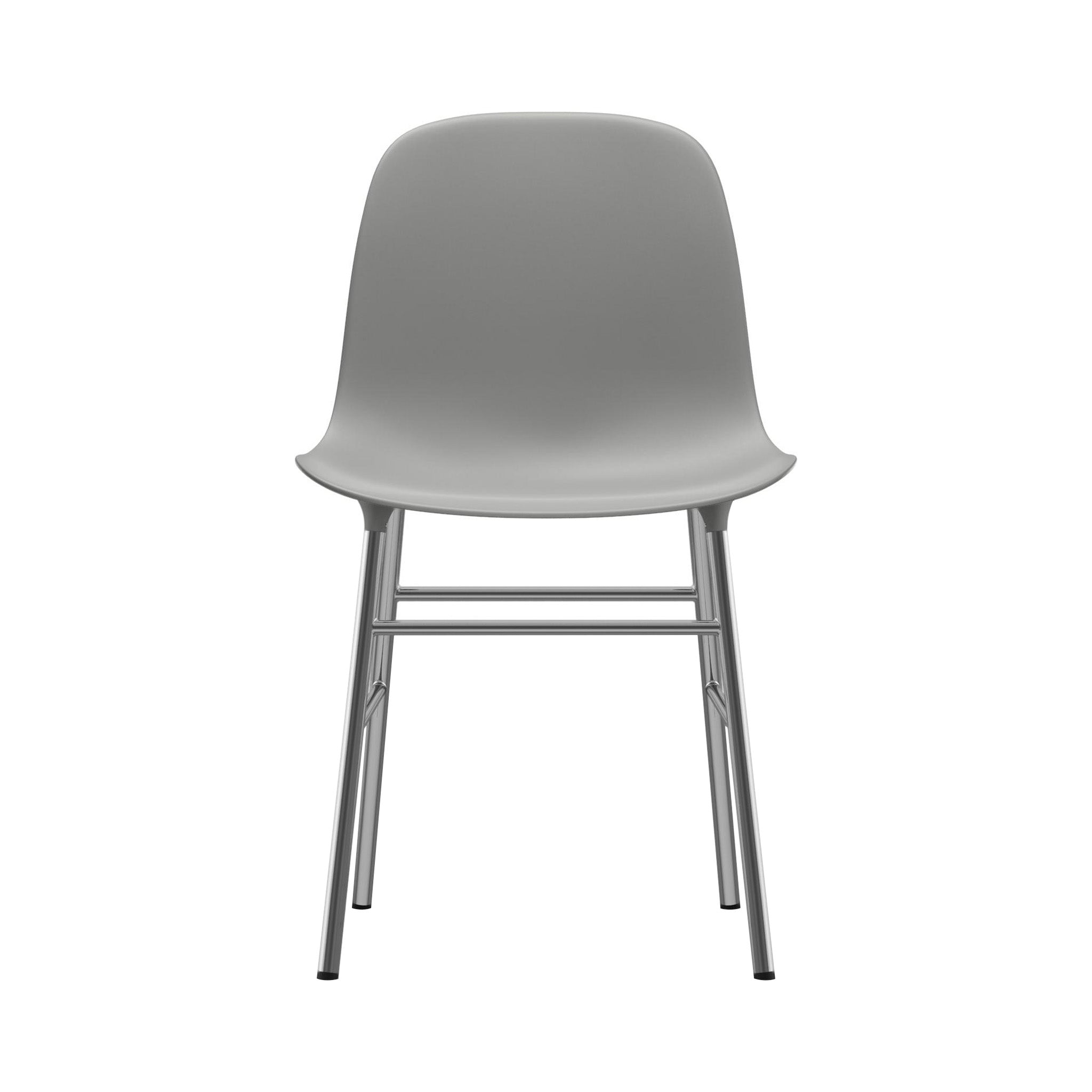 Form Chair: Chrome + Grey