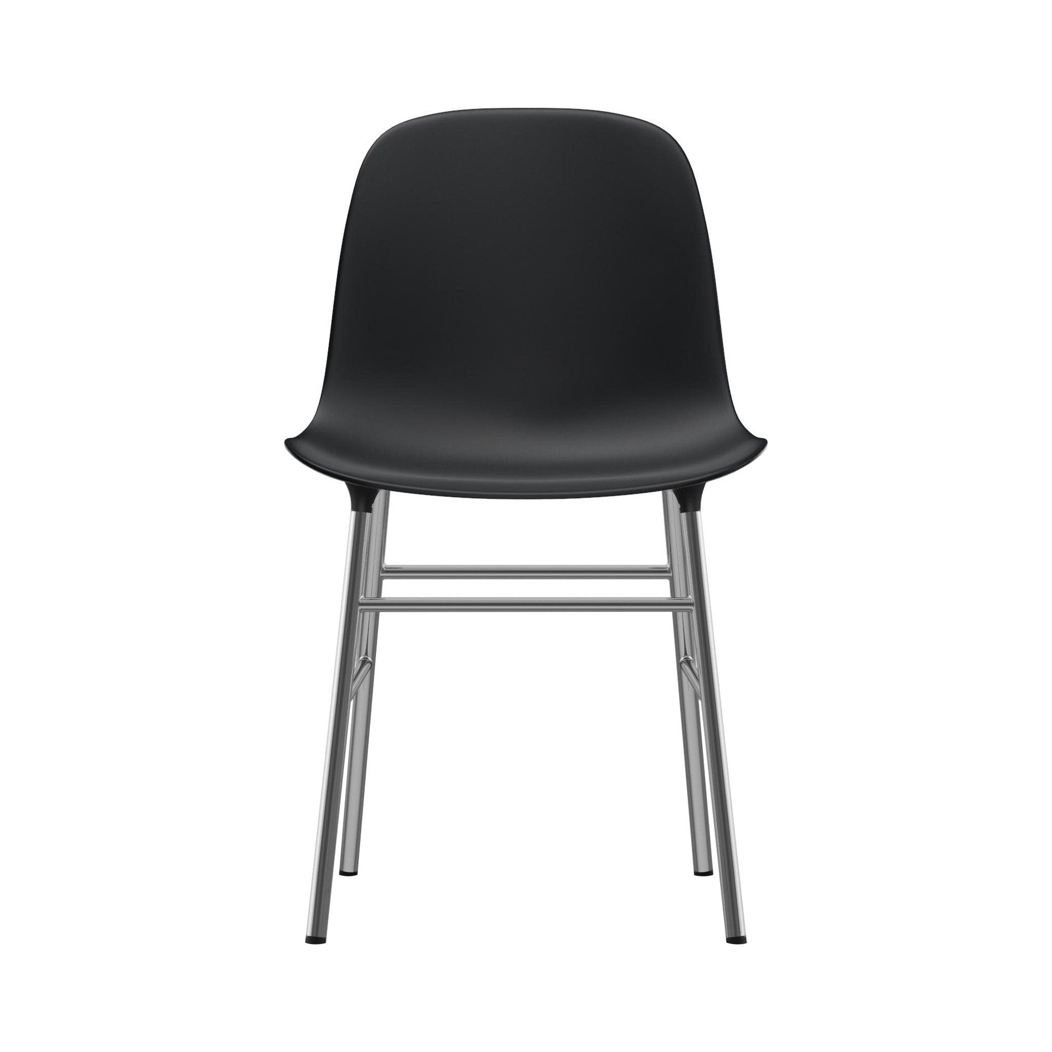 Form Chair: Chrome + Black