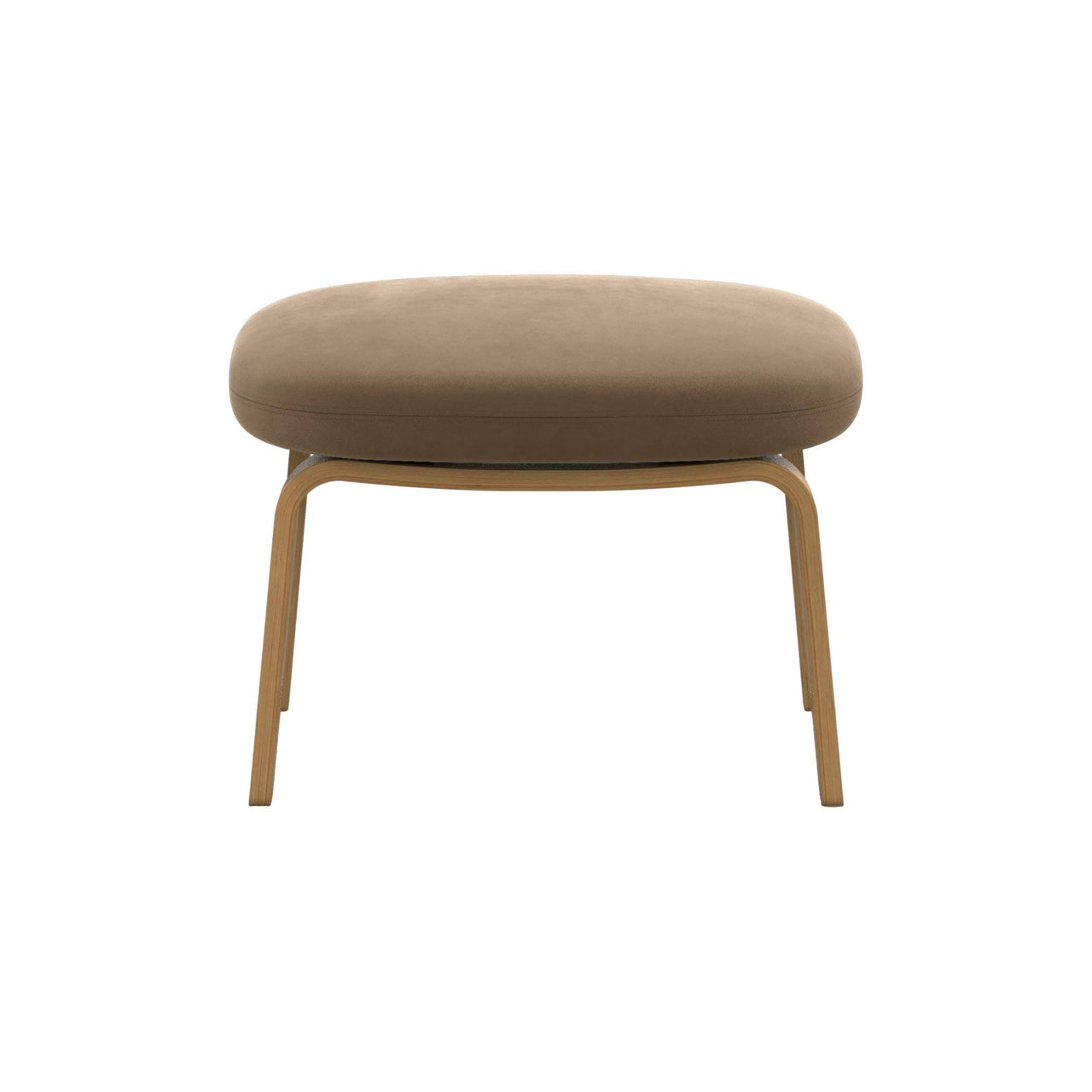 Era Footstool: Wood Base + Oak