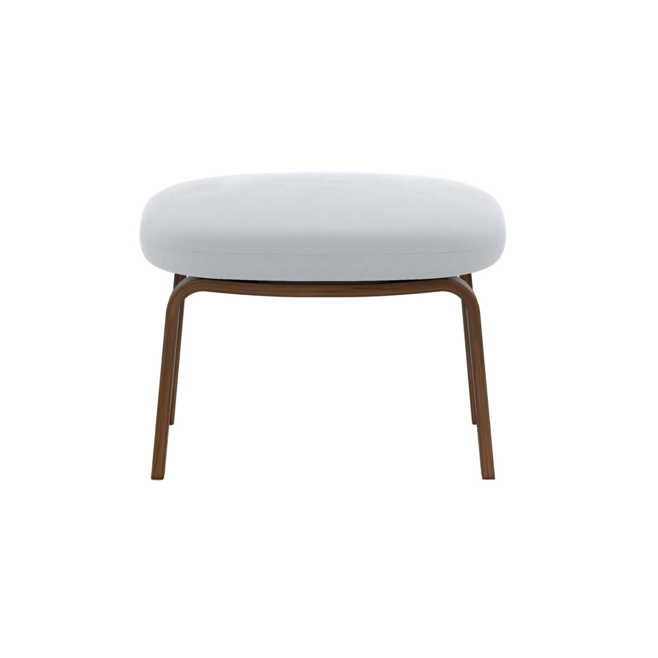 Era Footstool: Wood Base + Walnut
