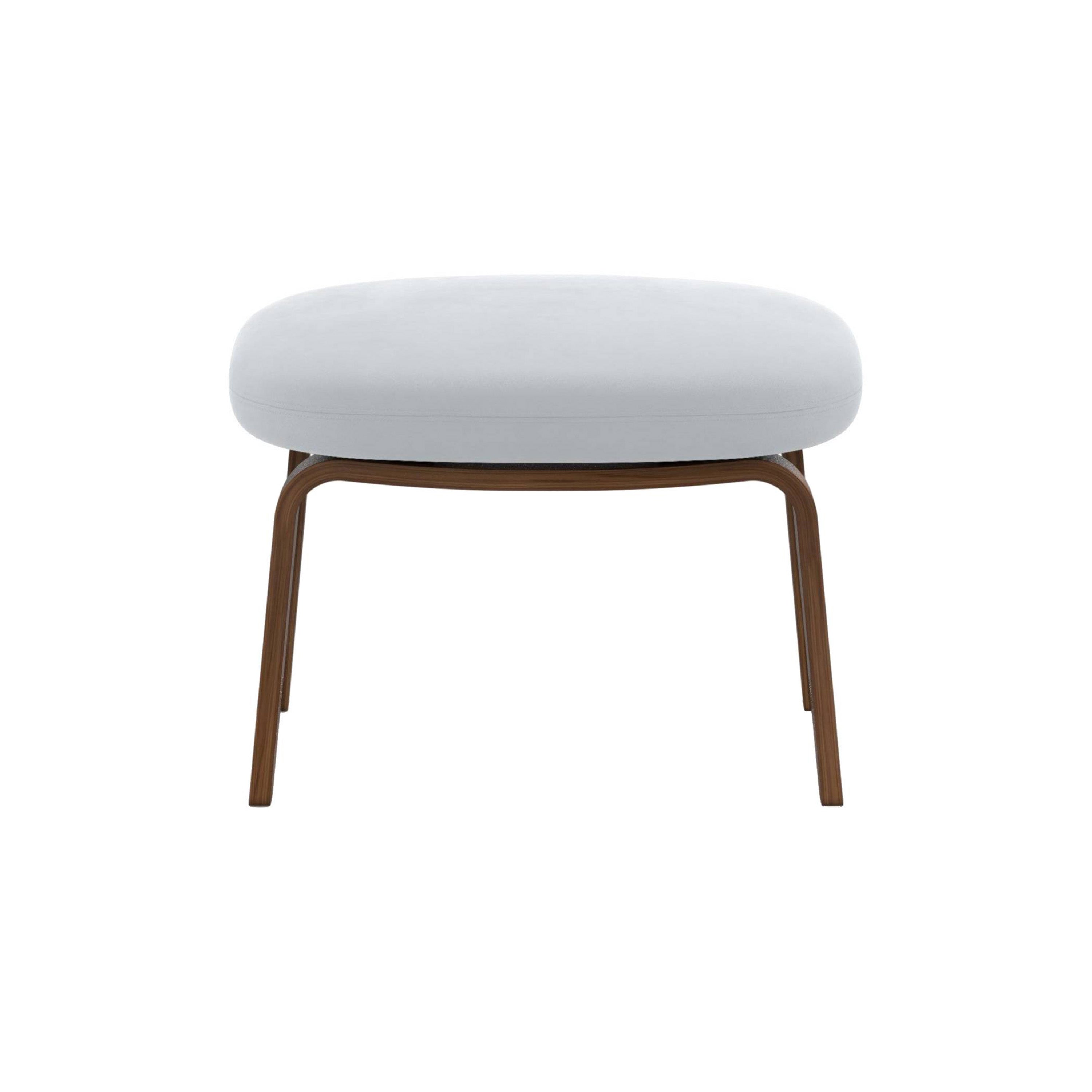 Era Footstool: Wood Base + Walnut