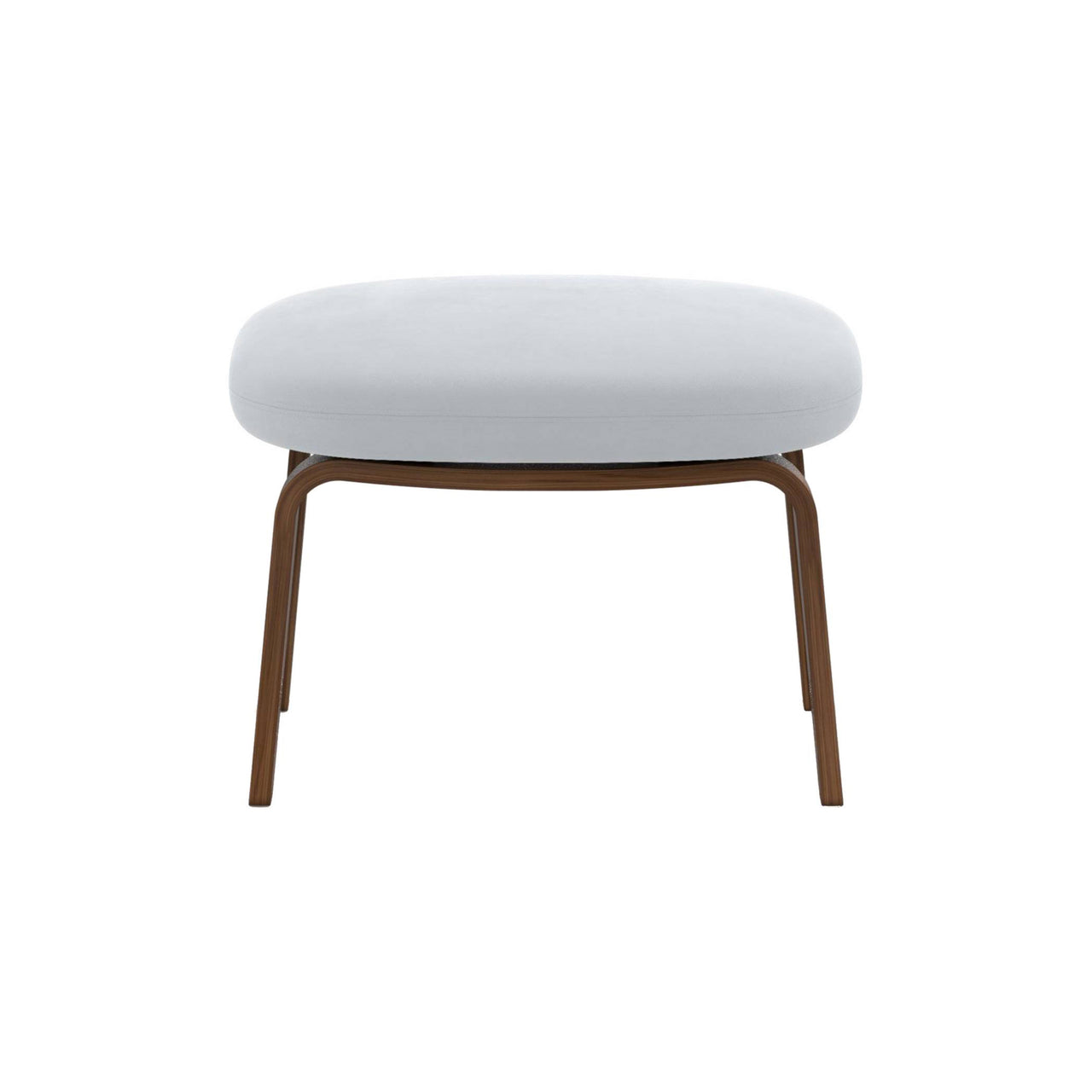 Era Footstool: Wood Base + Walnut