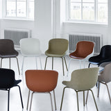 Hyg Chair: Steel Base + Full Upholstered