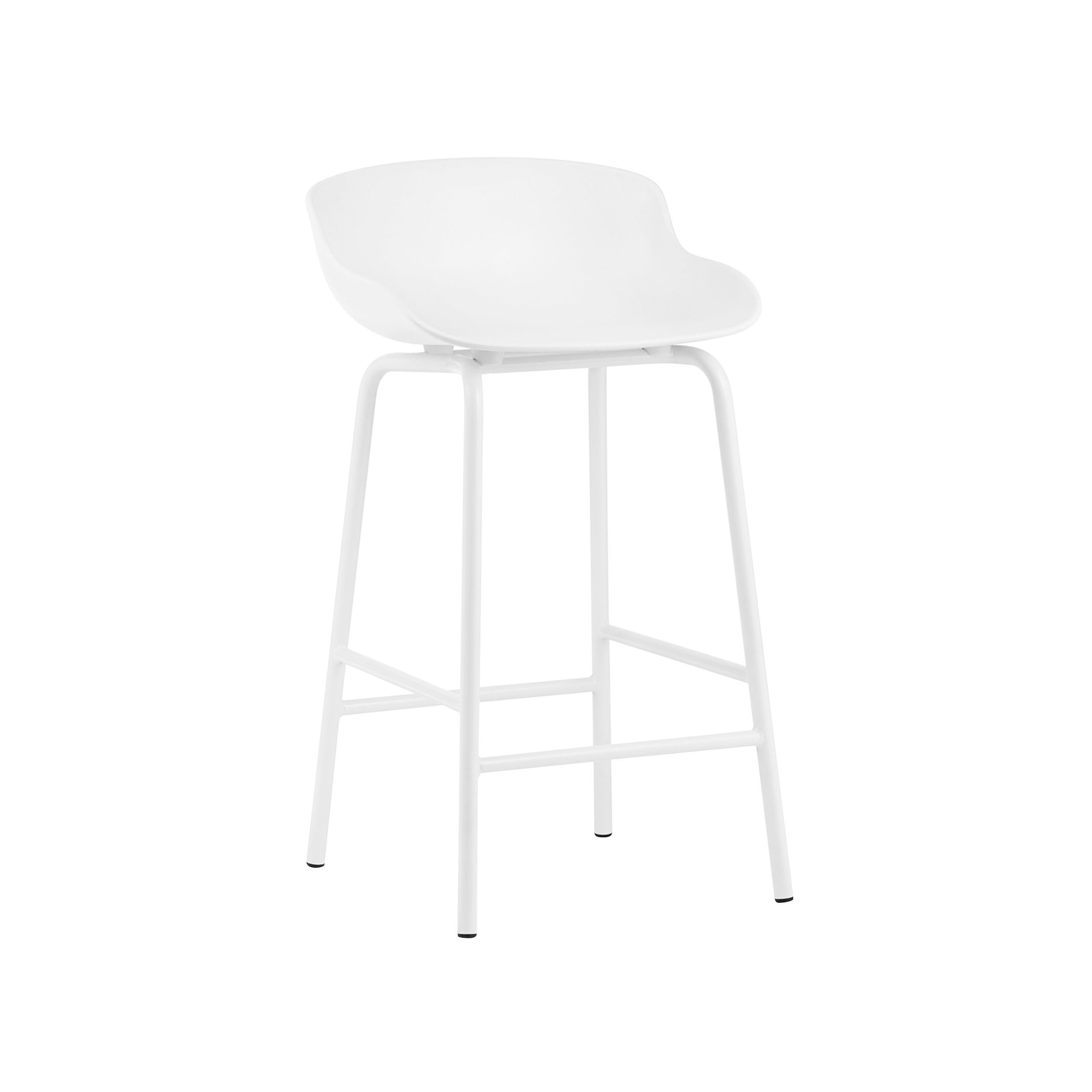 Hyg Bar + Counter Stool: Counter + White