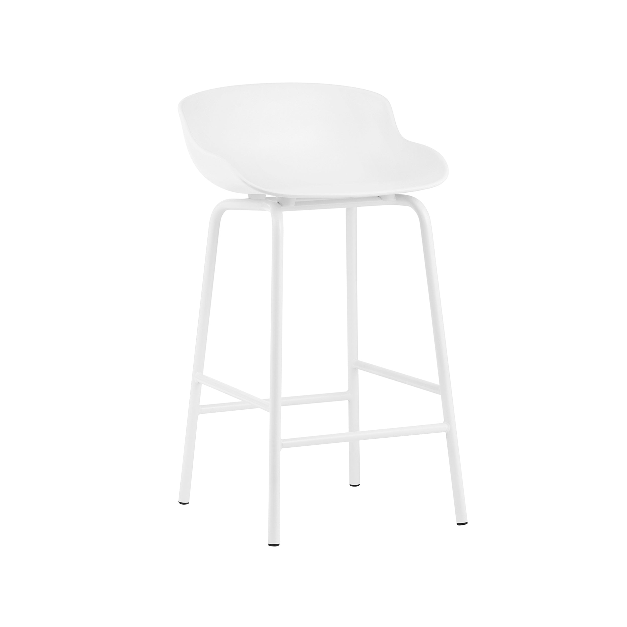 Hyg Bar + Counter Stool: Counter + White