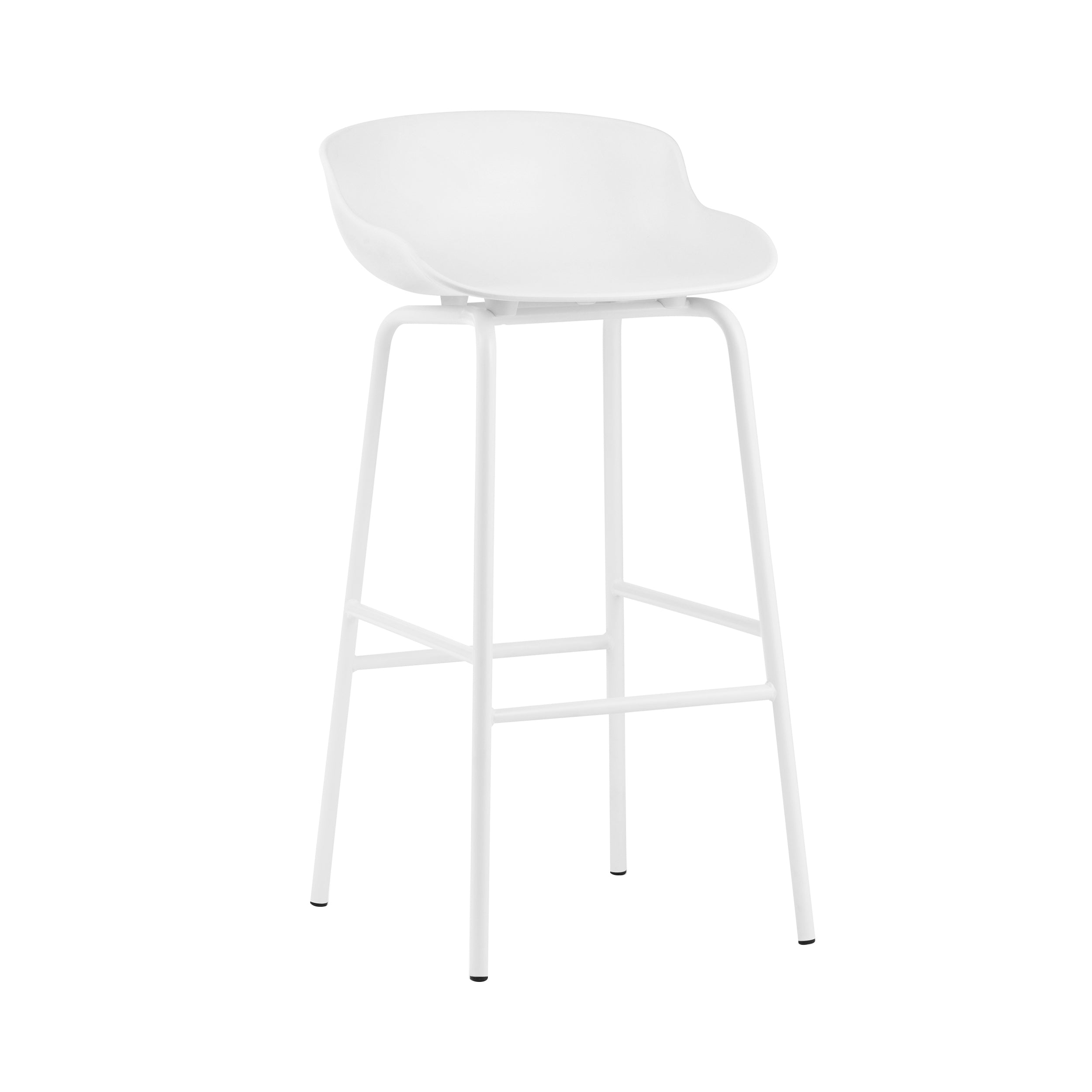 Hyg Bar + Counter Stool: Bar + White