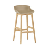 Hyg Bar + Counter Stool: Wood Base + Bar + Sand + Oak
