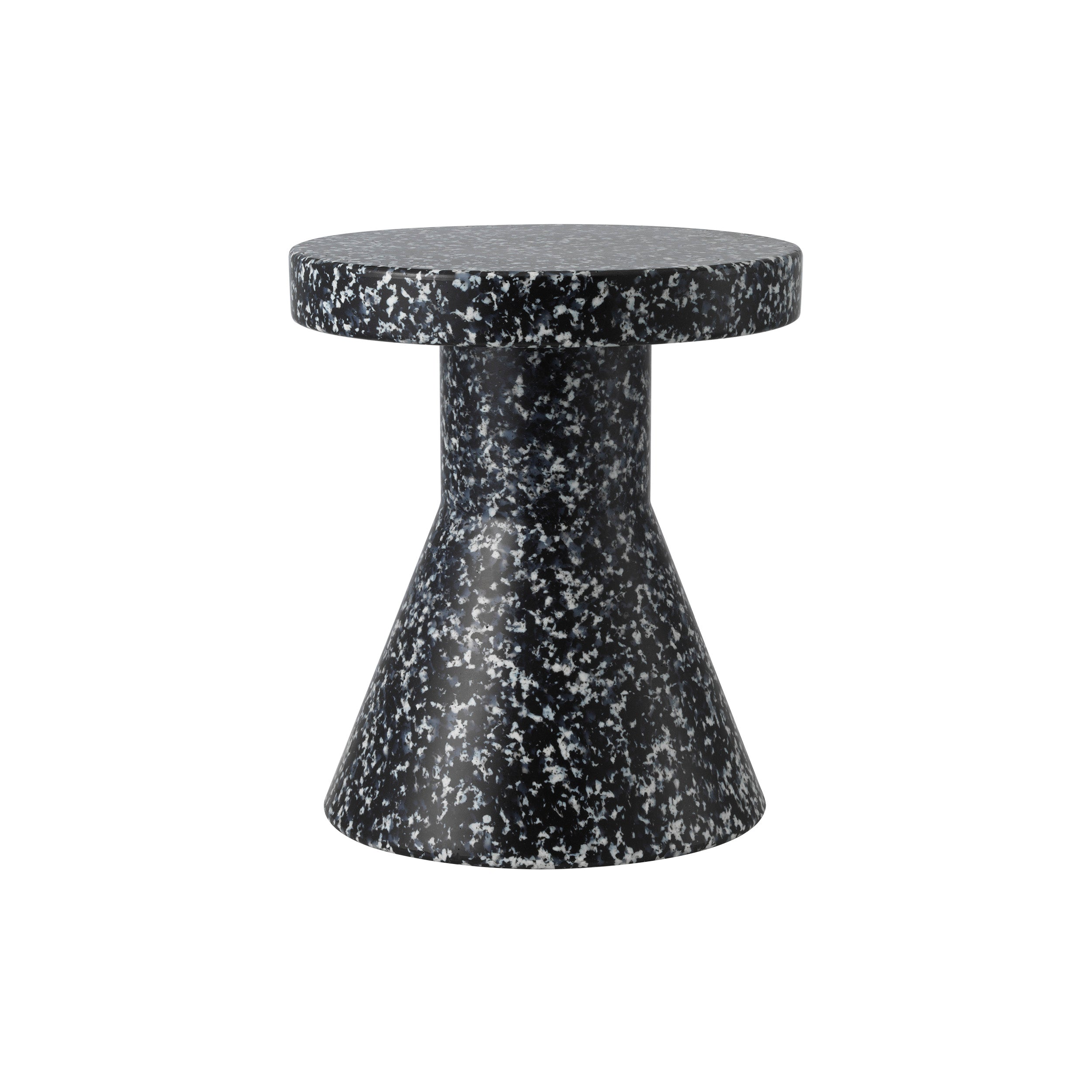 Bit Stool: Cone + Black + White