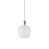 Amp Pendant Lamp: Small + Matt + White