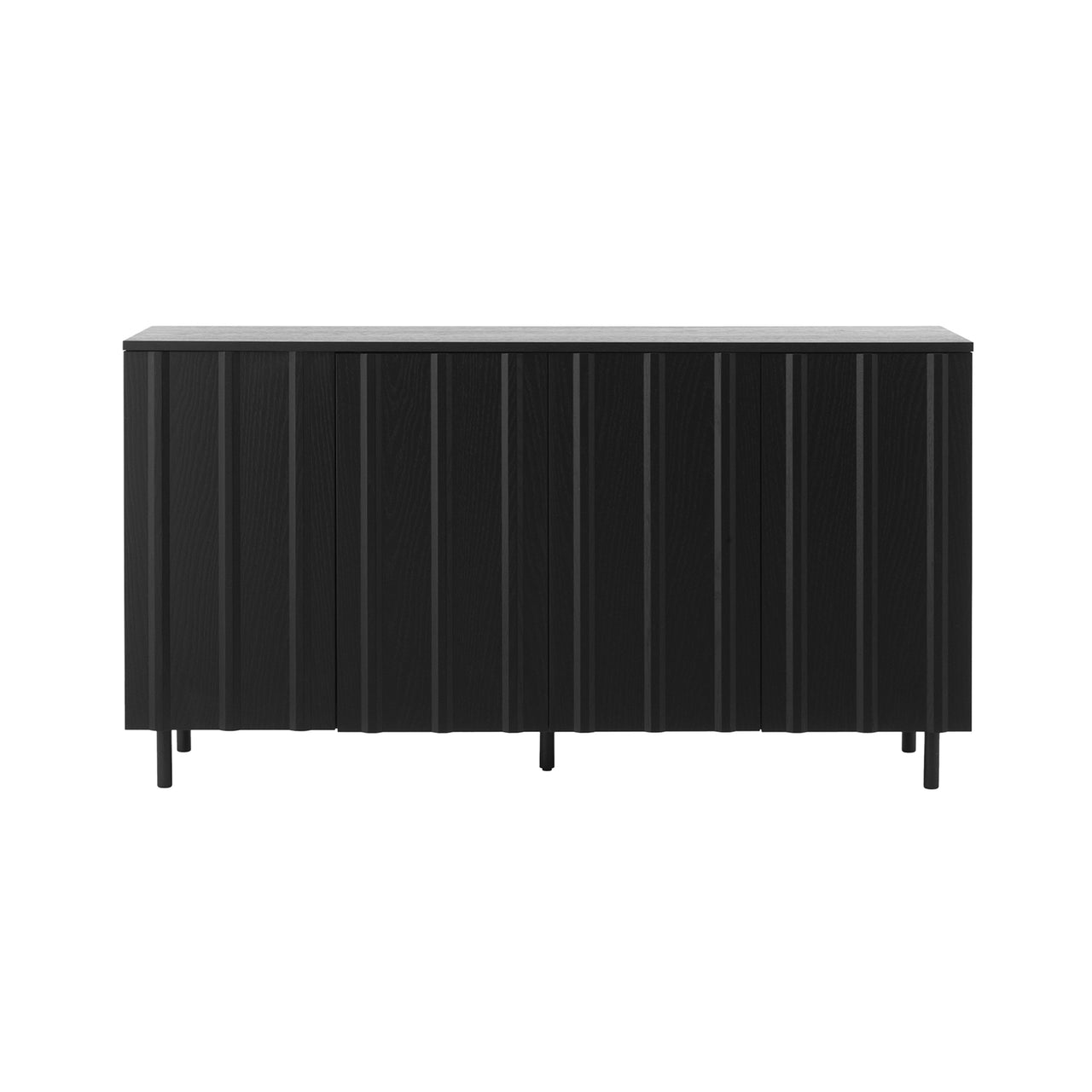 Rib Sideboard: High + Soft Black