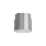 Rise Wall Lamp: Hardwired + Stainless Steel