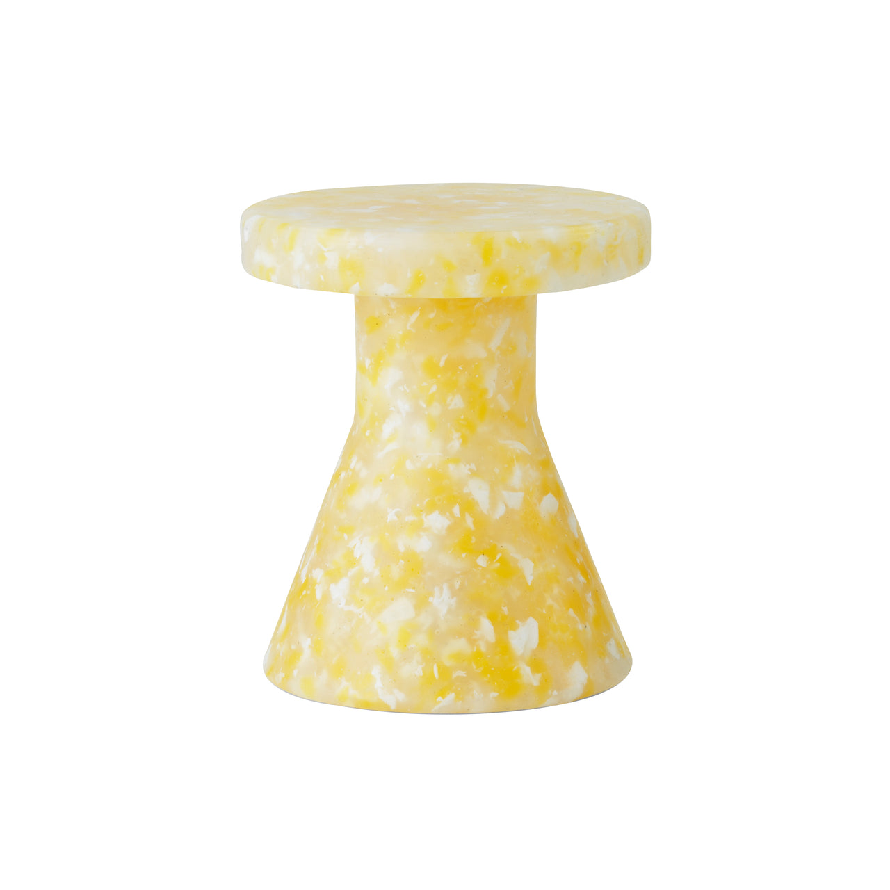 Bit Stool: Cone + Yellow