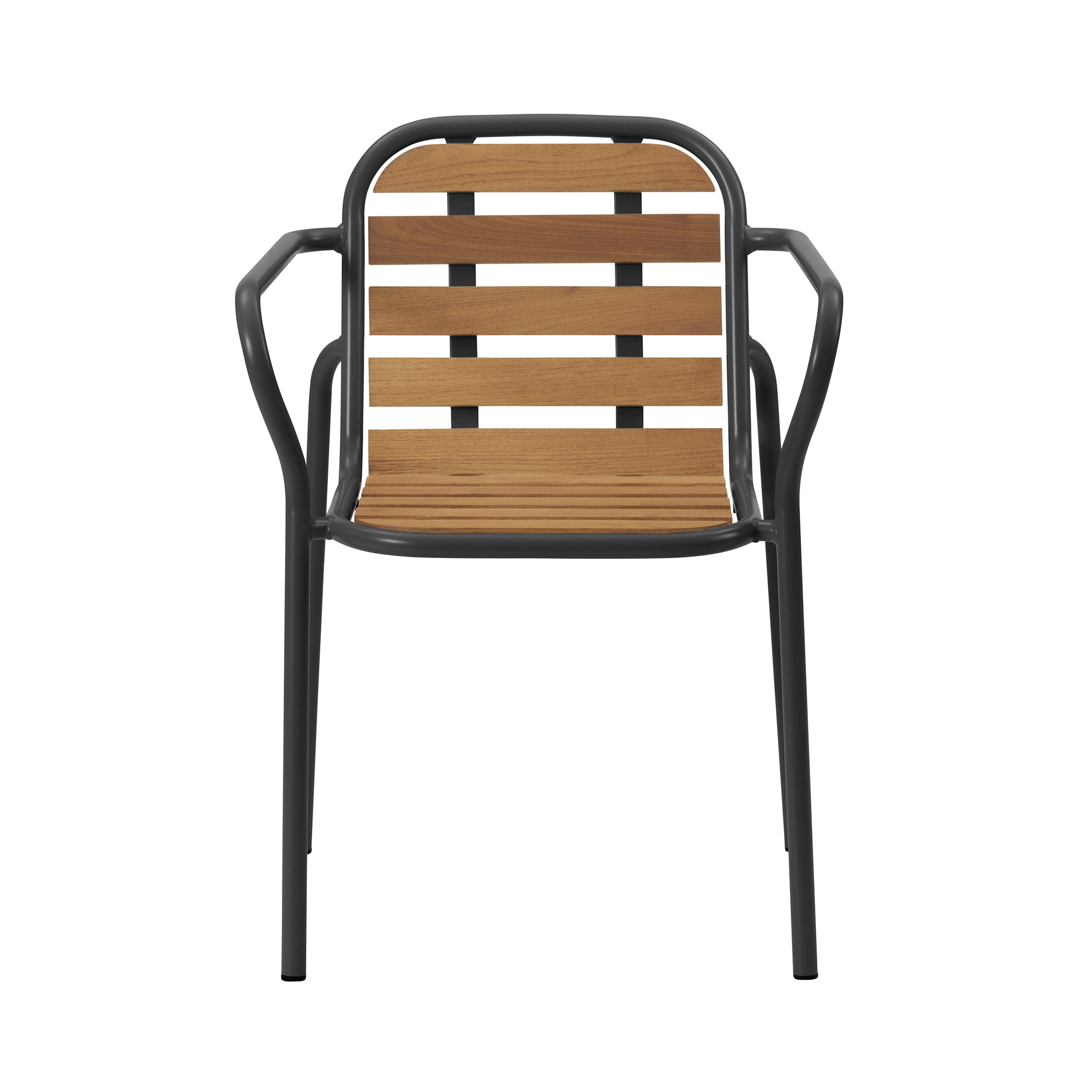 Vig Stacking Armchair: Black