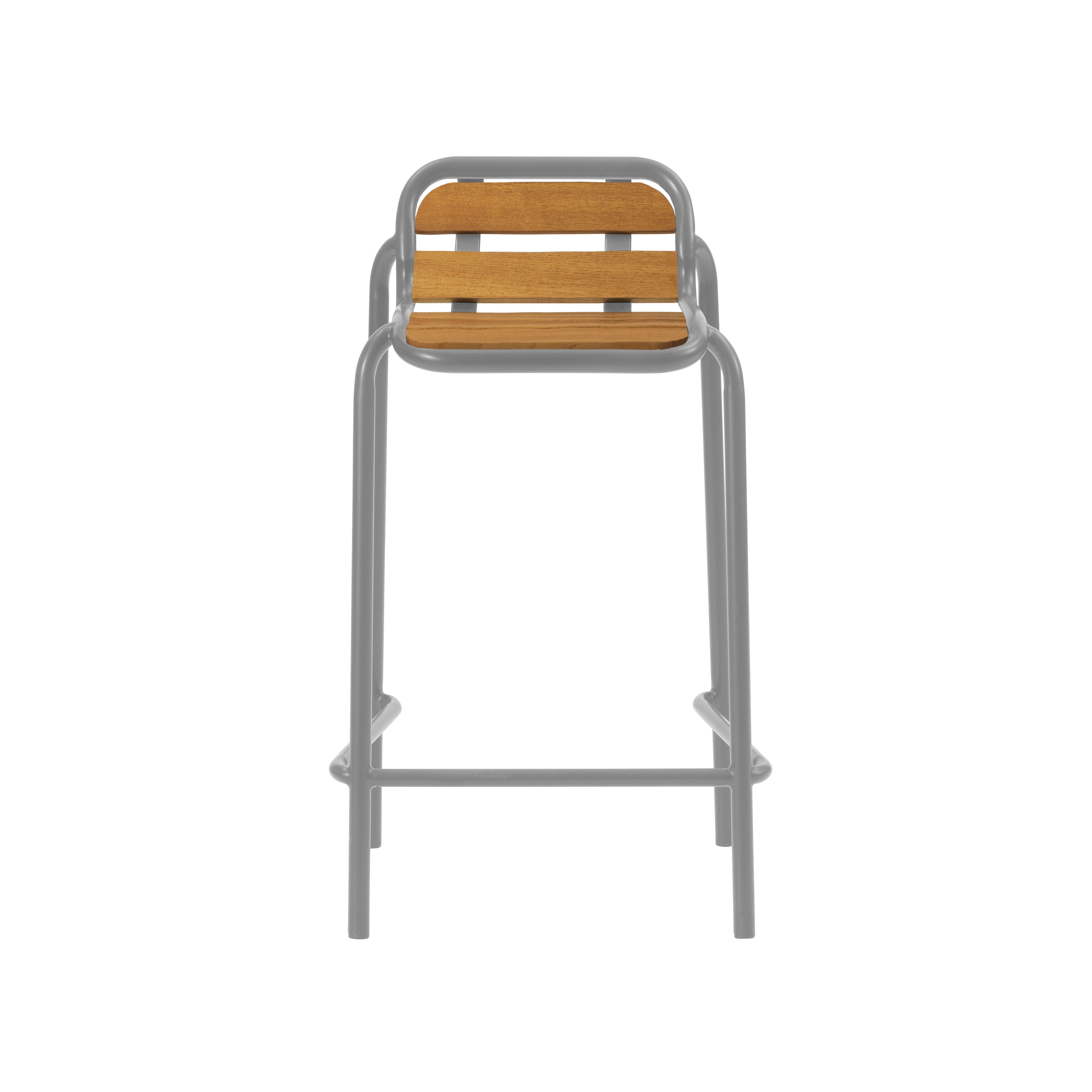 Vig Stacking Bar + Counter Stool: Counter + Grey