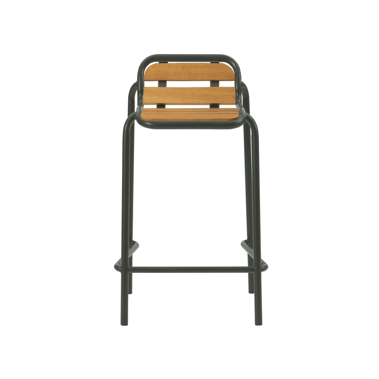 Vig Stacking Bar + Counter Stool: Counter + Dark Green