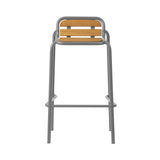 Vig Stacking Bar + Counter Stool: Bar + Grey