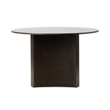 Bue Table: Brown Stained Oak
