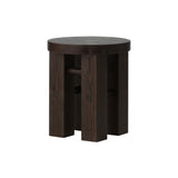 Fyr Stool: Dark Brown