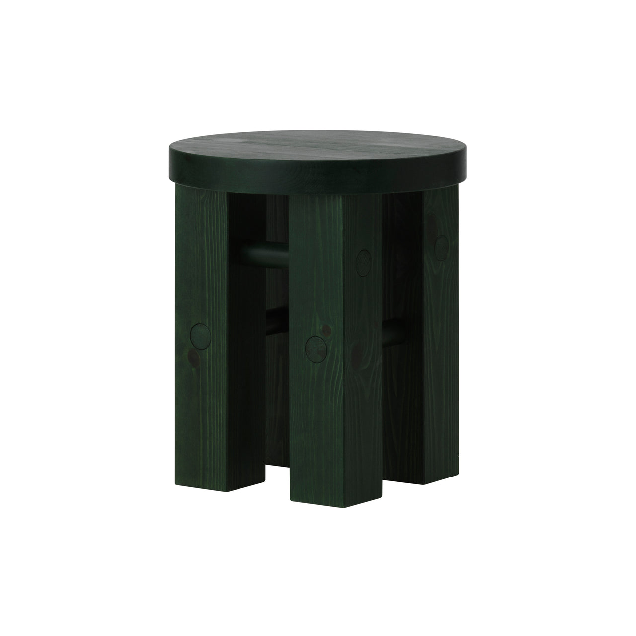 Fyr Stool: Dark Green