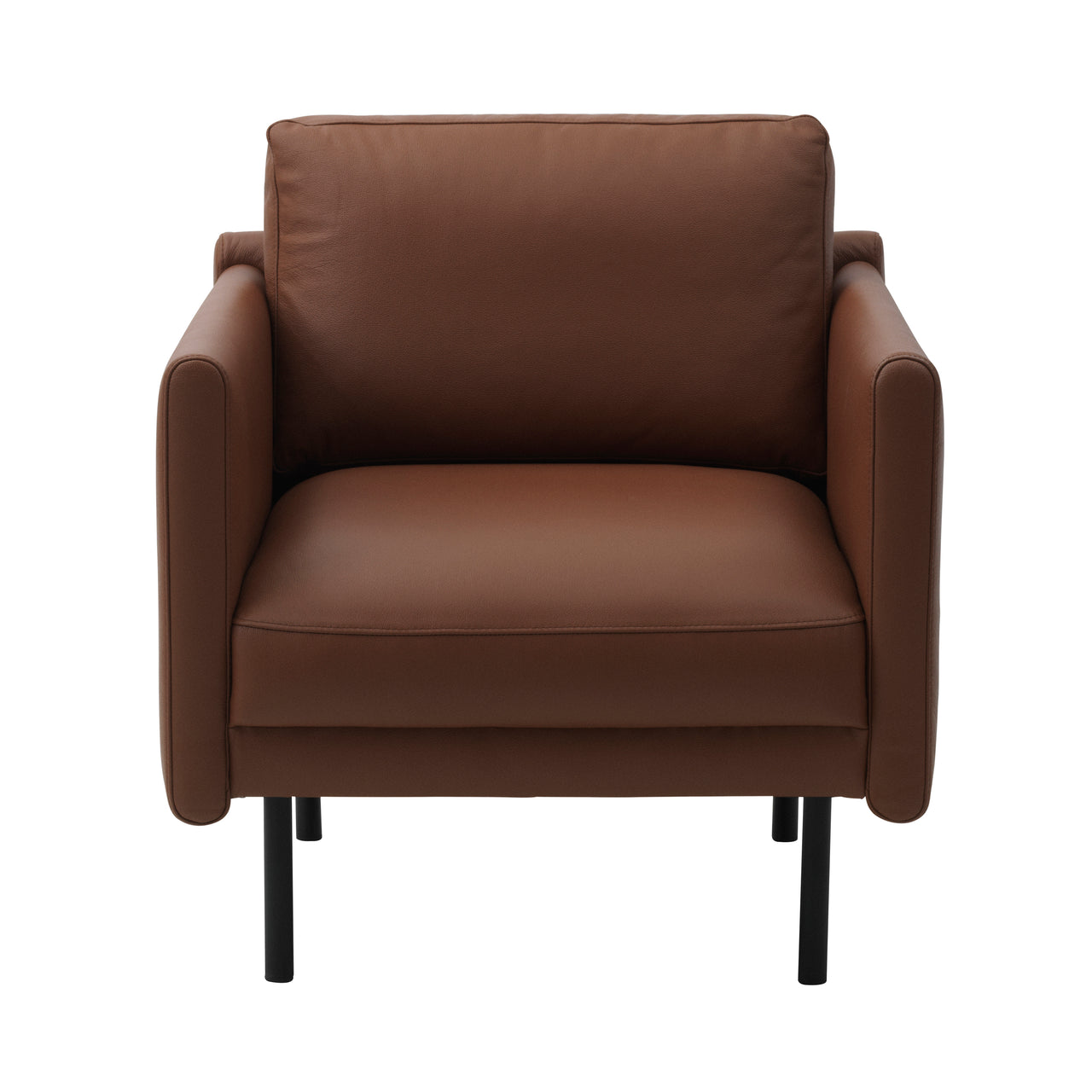 Rar Armchair: Omaha Leather Cognac