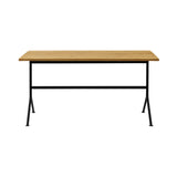 Kip Desk: Black + Oak