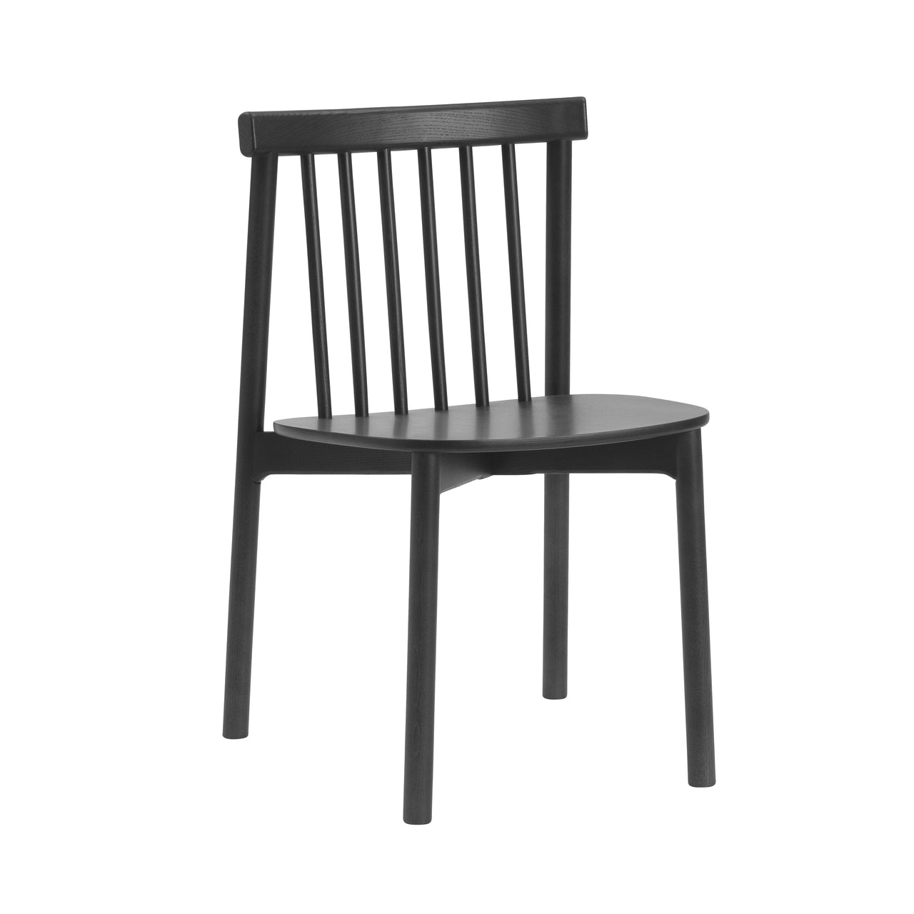 Pind Chair: Without Arm + Black Stained Ash