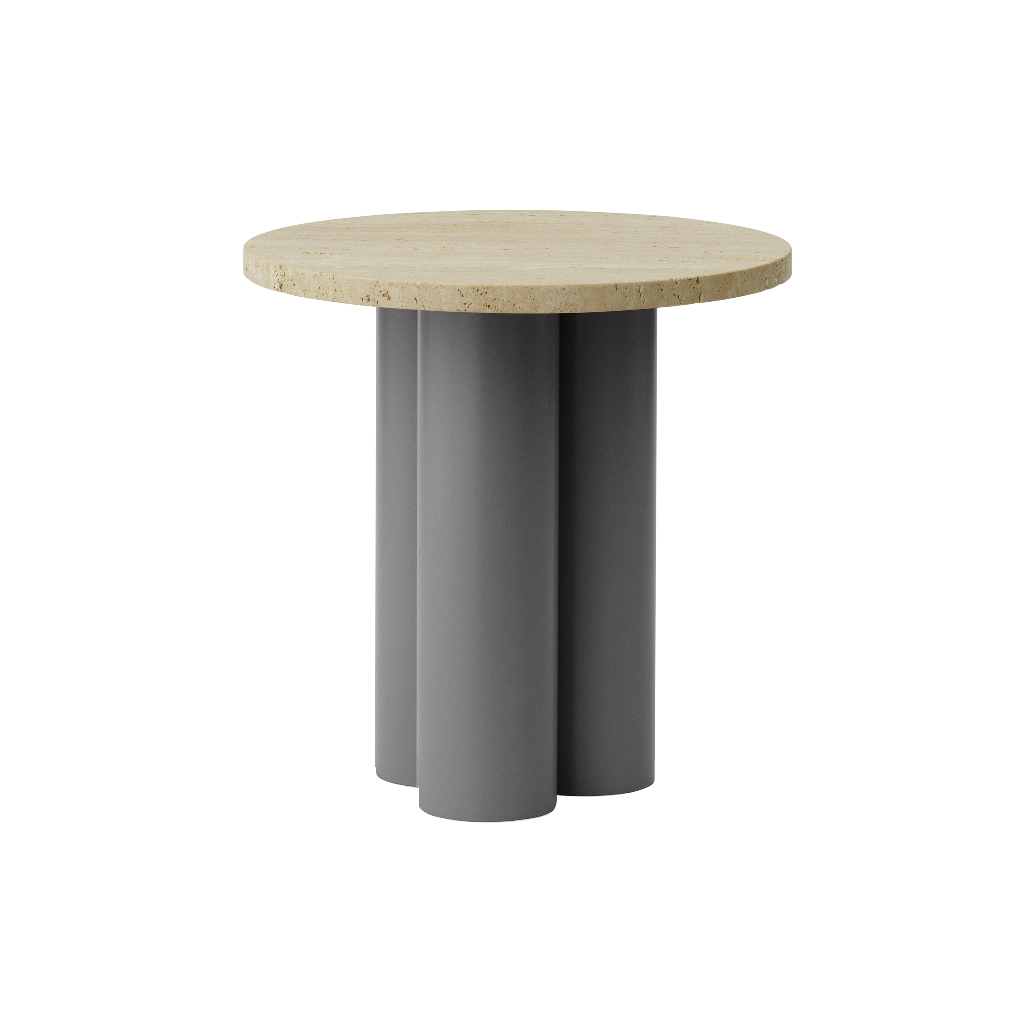 Dit Table : Travertine Light + Grey