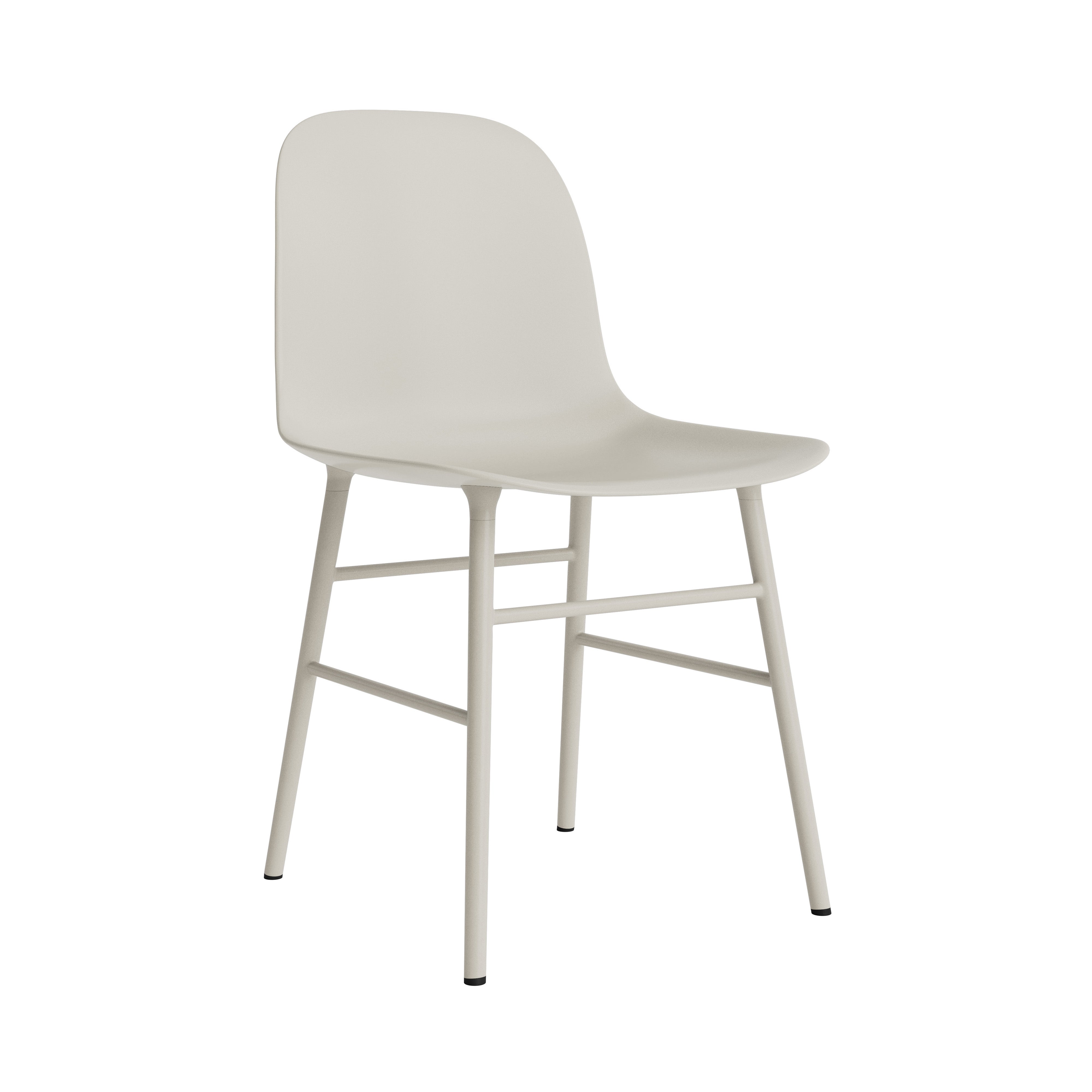 Form Chair: Steel + Light Grey