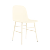 Form Chair: Steel + Cream