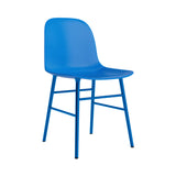 Form Chair: Steel + Bright Blue