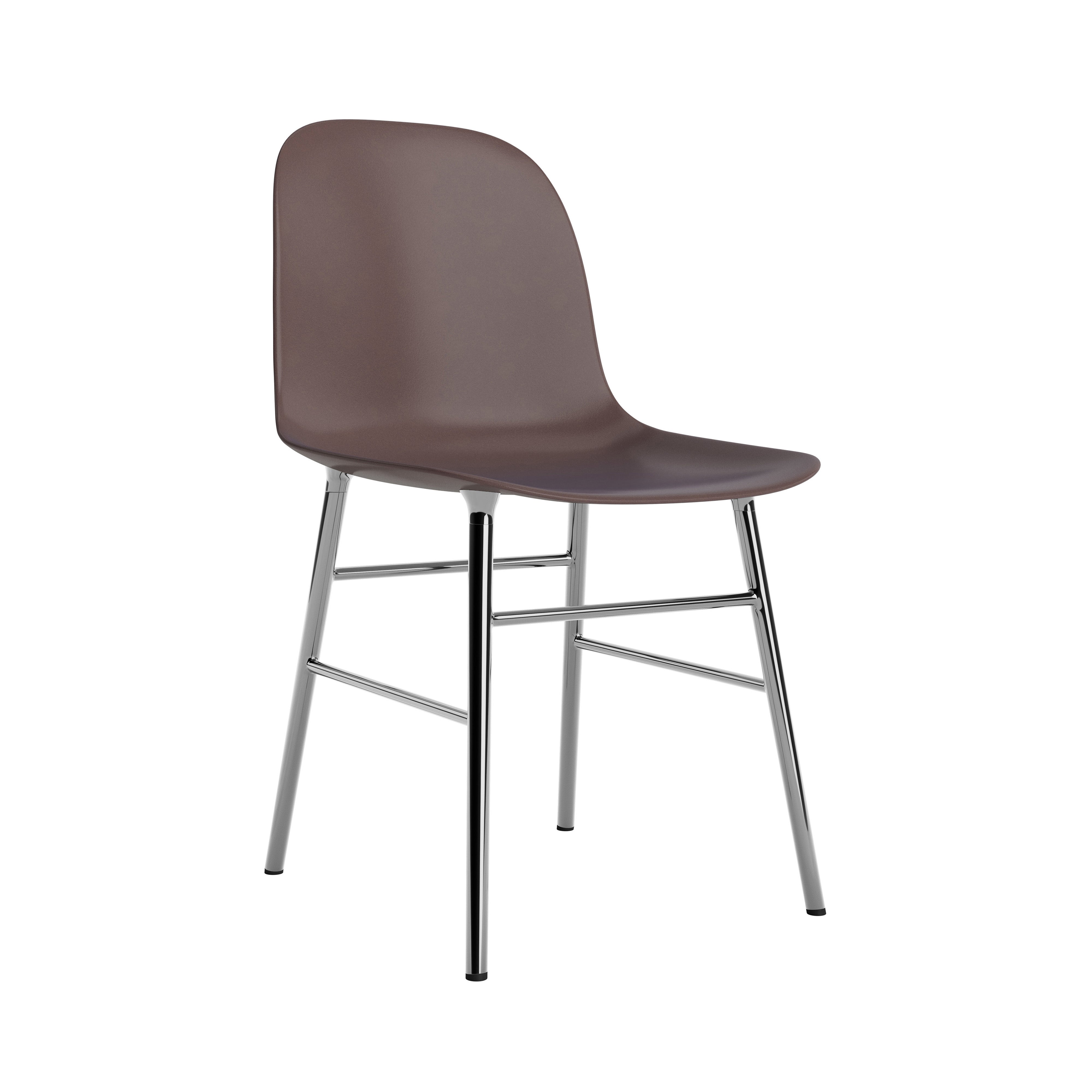 Form Chair: Chrome + Brown