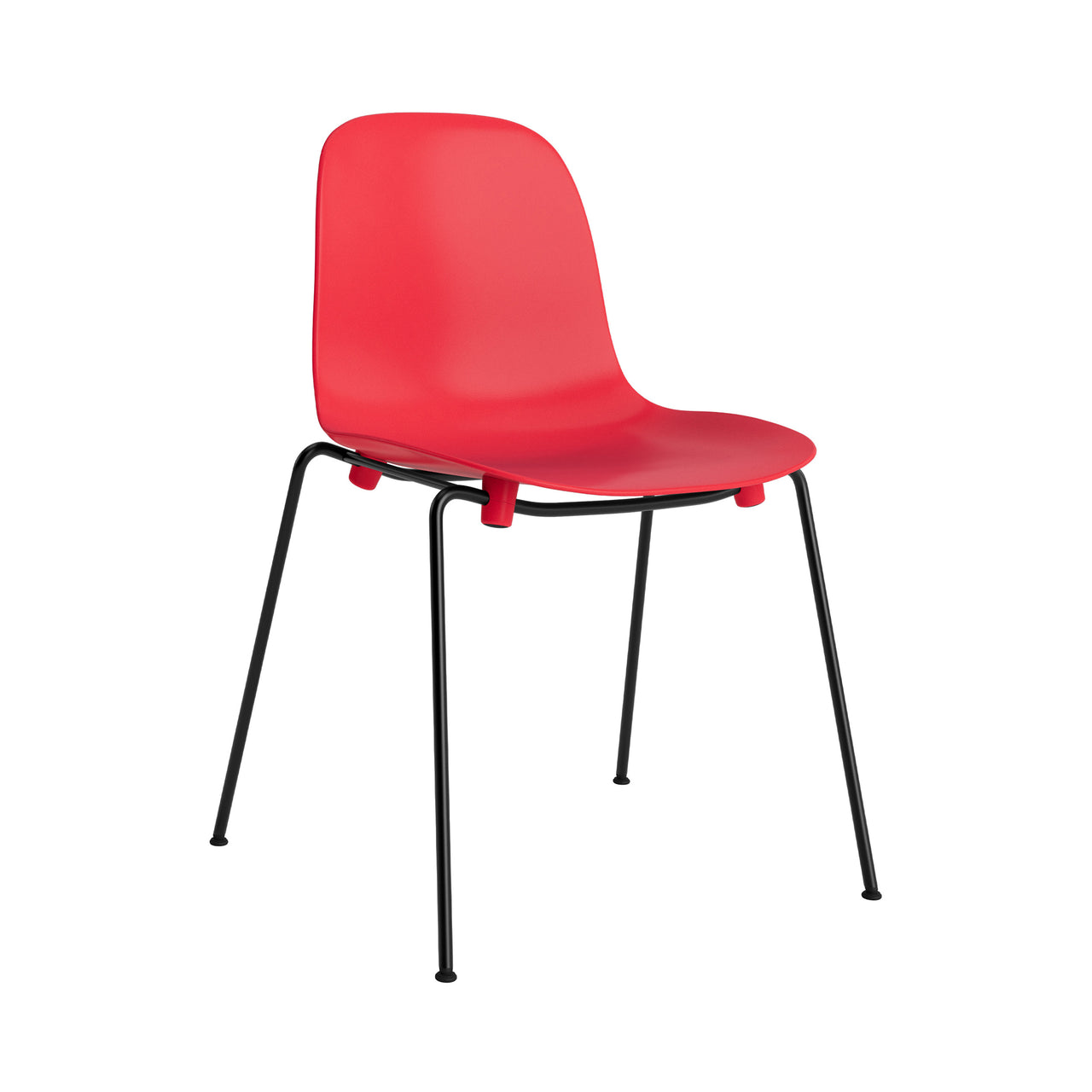 Form Stacking Chair: Bright Red