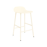 Form Bar + Counter Stool: Steel + Counter + Cream