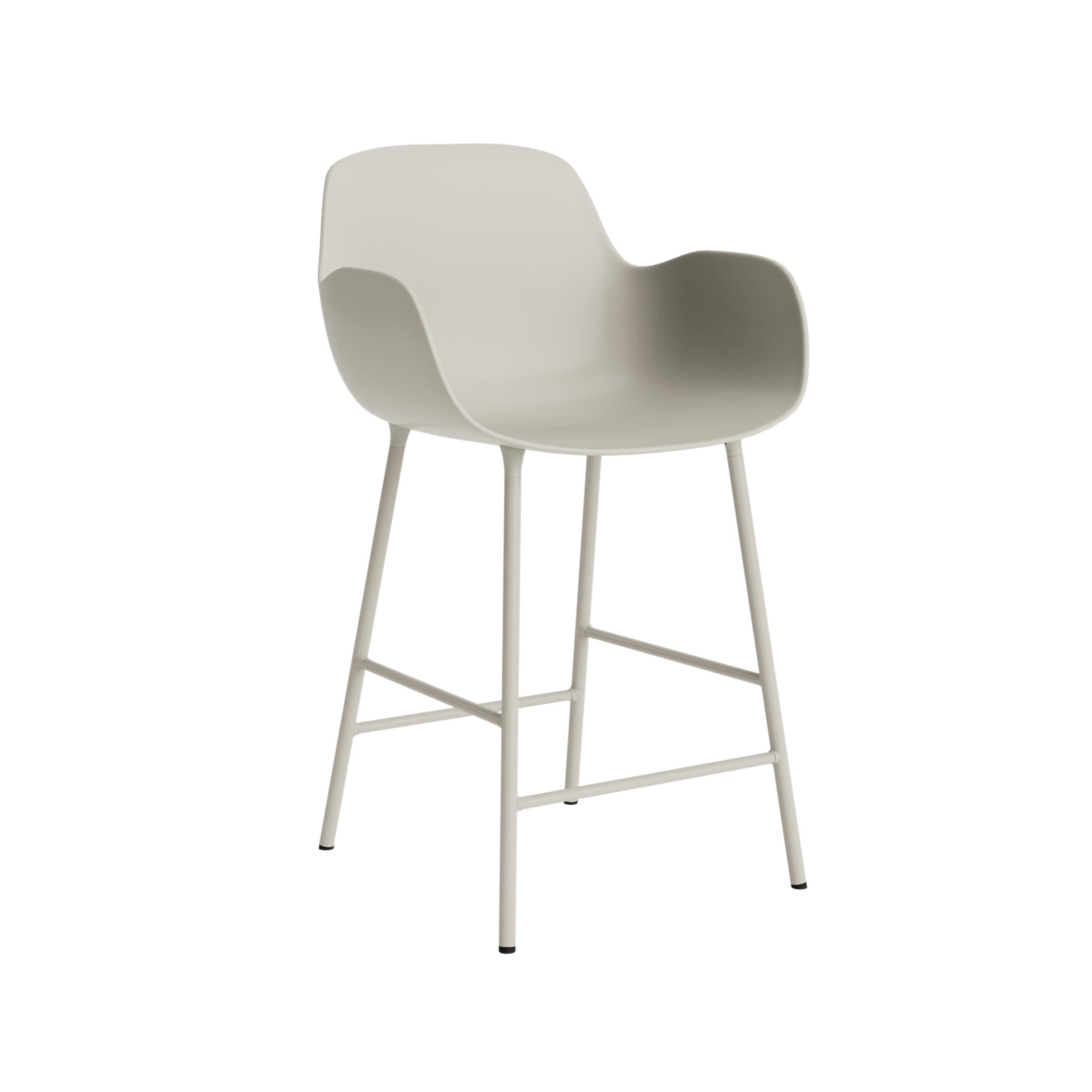 Form Bar + Counter Armchair: Counter + Light Grey