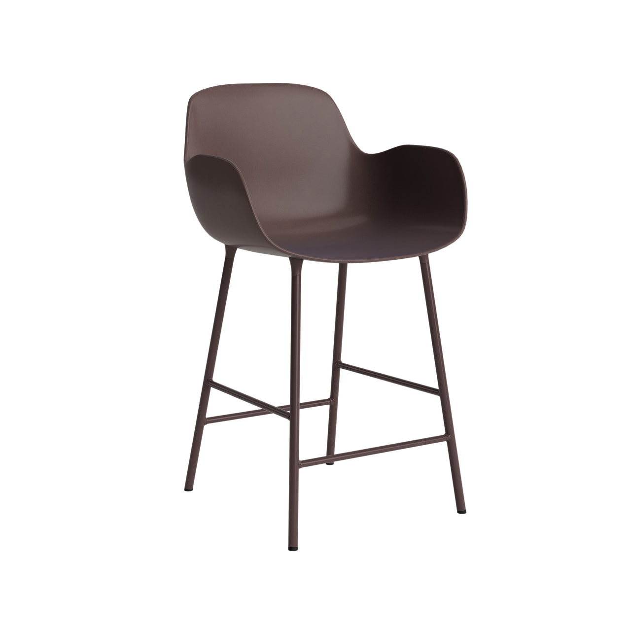 Form Bar + Counter Armchair: Counter + Brown