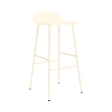 Form Bar + Counter Stool: Steel + Bar + Cream