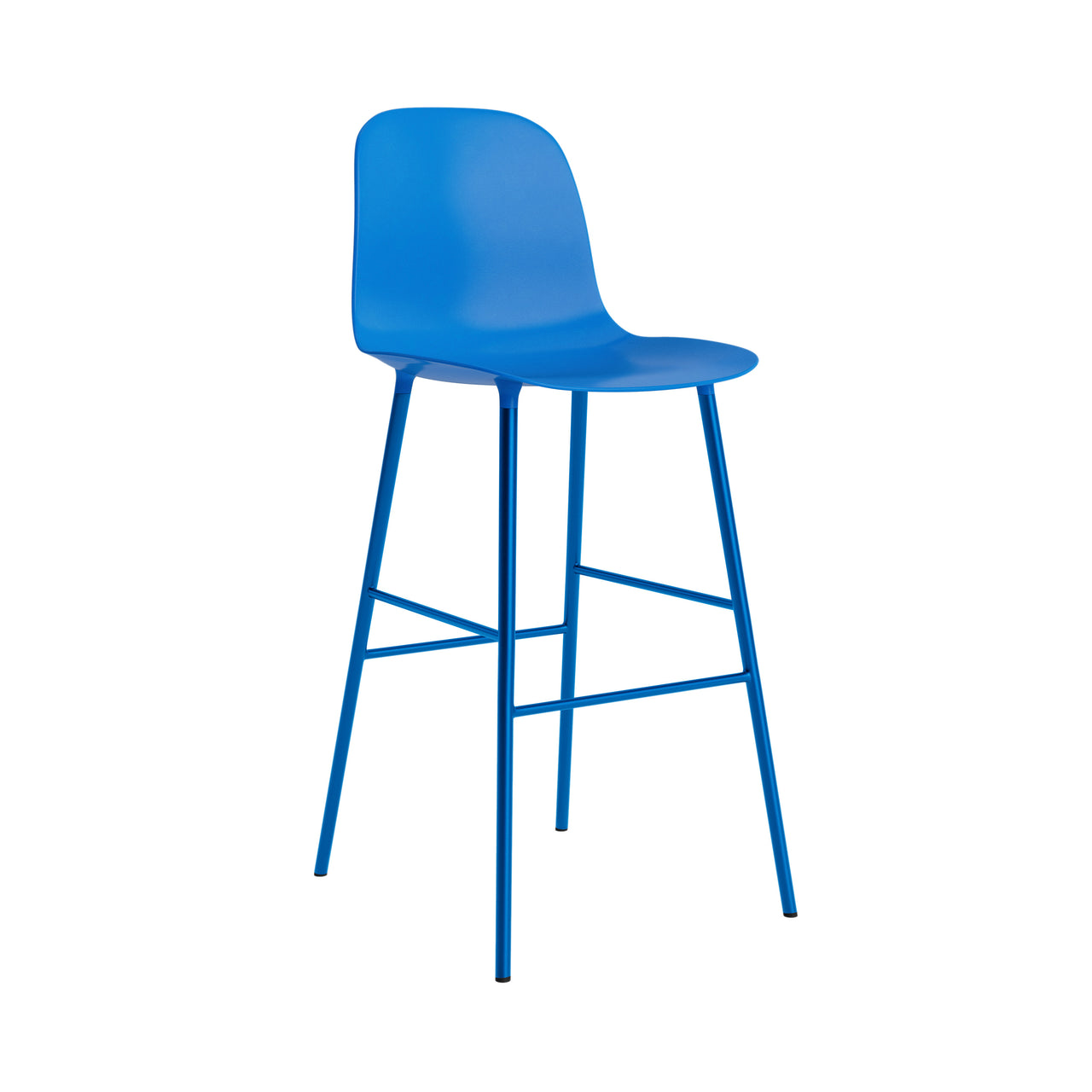 Form Bar + Counter Chair: Bar + Bright Blue