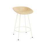 Mat Bar + Counter Stool: Steel + Counter + Hemp + Cream