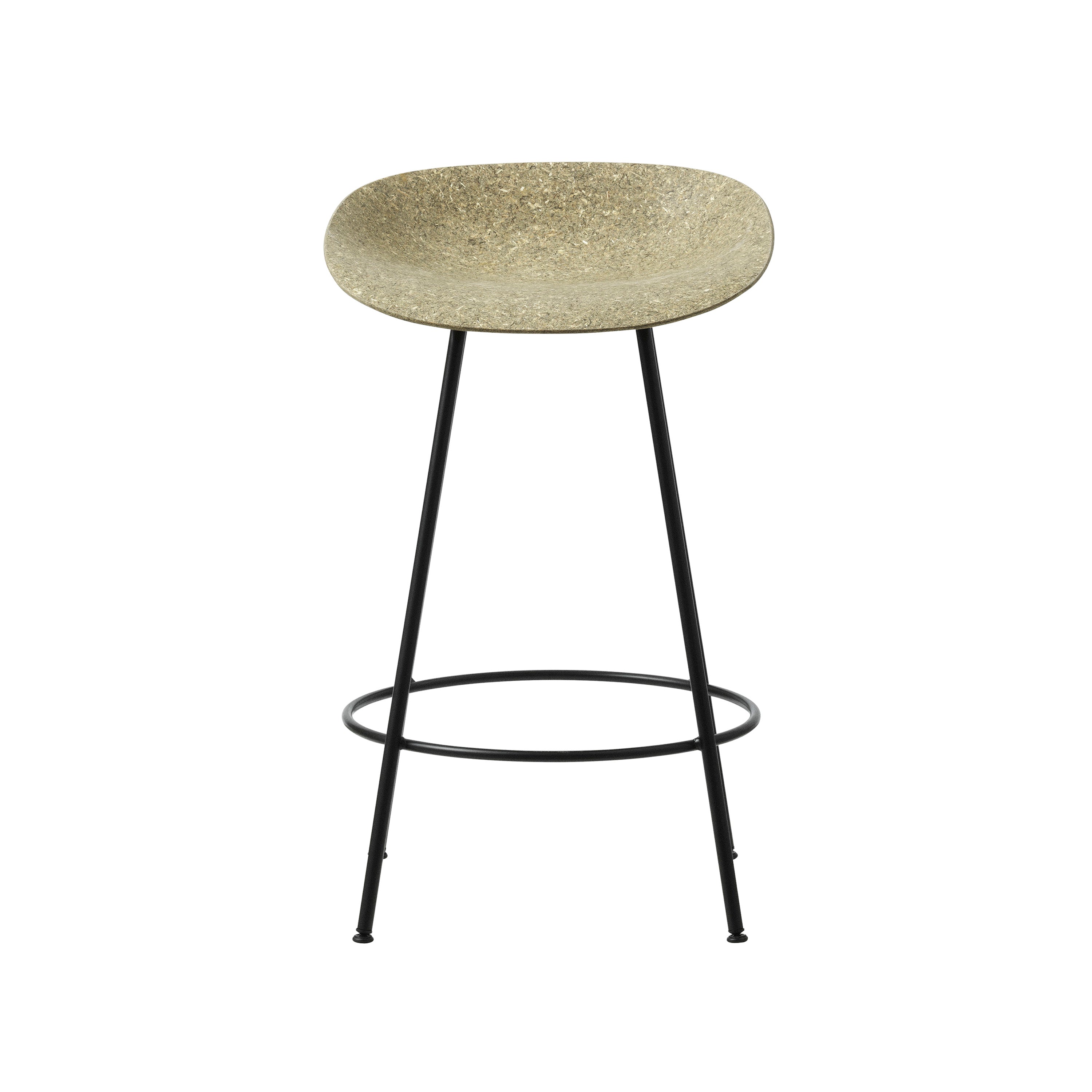 Mat Bar + Counter Stool: Counter + Seaweed + Black