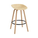 Mat Bar + Counter Stool: Bar + Hemp + Black